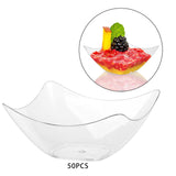 Maxbell 50x Serving Bowl Ice Cream Bowl Sauce Square Snack Bowl Soup Punch Bowl