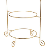 Maxbell 2 Tier Dessert Pastry Plate Rack Ornament Premium for Tea Party Serving