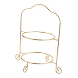 Maxbell 2 Tier Dessert Pastry Plate Rack Ornament Premium for Tea Party Serving