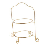 Maxbell 2 Tier Dessert Pastry Plate Rack Ornament Premium for Tea Party Serving