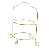 Maxbell 2 Tier Dessert Pastry Plate Rack Ornament Premium for Tea Party Serving
