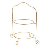 Maxbell 2 Tier Dessert Pastry Plate Rack Ornament Premium for Tea Party Serving