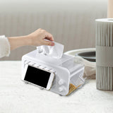 Maxbell Tissue Boxes Holder Desktop Paper Dispenser for Hotel Home Living Room