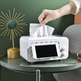Maxbell Tissue Boxes Holder Desktop Paper Dispenser for Hotel Home Living Room