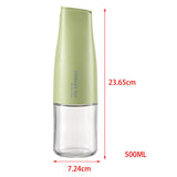 Maxbell Soy Sauce Bottle auto Caps automatic clips Container for Sauce Grilling Barbecue Green