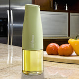 Maxbell Soy Sauce Bottle auto Caps automatic clips Container for Sauce Grilling Barbecue Green