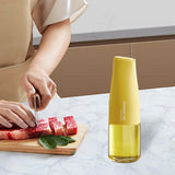 Maxbell Soy Sauce Bottle auto Caps automatic clips Container for Sauce Grilling Barbecue Yellow