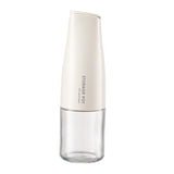 Maxbell Soy Sauce Bottle auto Caps automatic clips Container for Sauce Grilling Barbecue White