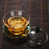 Maxbell Glass Teapot Set with Lid Large Tea Maker Kungfu Glass Tea Set for Kitchen Green