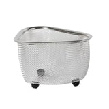 Maxbell Practical Colander Triangle Strainer Sturdy for Pasta Vegetable Basket Triangle S