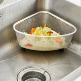 Maxbell Practical Colander Triangle Strainer Sturdy for Pasta Vegetable Basket Triangle S