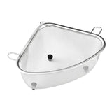 Maxbell Practical Colander Triangle Strainer Sturdy for Pasta Vegetable Basket Hanging L