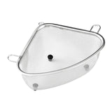 Maxbell Practical Colander Triangle Strainer Sturdy for Pasta Vegetable Basket Hanging L