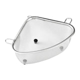 Maxbell Practical Colander Triangle Strainer Sturdy for Pasta Vegetable Basket Hanging L