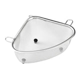 Maxbell Practical Colander Triangle Strainer Sturdy for Pasta Vegetable Basket Hanging L
