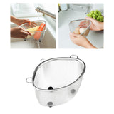 Maxbell Practical Colander Triangle Strainer Sturdy for Pasta Vegetable Basket Hanging S