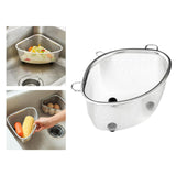 Maxbell Practical Colander Triangle Strainer Sturdy for Pasta Vegetable Basket Hanging S