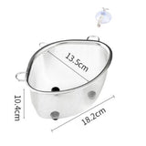 Maxbell Practical Colander Triangle Strainer Sturdy for Pasta Vegetable Basket Hanging S