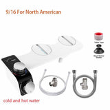 Maxbell Universal Bidet Attachment for Toilet 9/16'' Feminine Wash Dual Nozzle