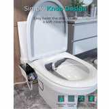 Maxbell Universal Bidet Attachment for Toilet 9/16'' Feminine Wash Dual Nozzle