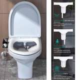Maxbell Universal Bidet Attachment for Toilet 9/16'' Feminine Wash Dual Nozzle