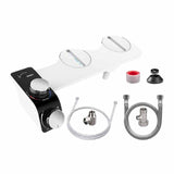 Maxbell Universal Bidet Attachment for Toilet 9/16'' Feminine Wash Dual Nozzle