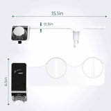 Maxbell Universal Bidet Attachment for Toilet 1/2'' Dual Nozzle Self Cleaning Nozzle