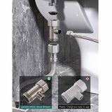 Maxbell Universal Bidet Attachment for Toilet 1/2'' Dual Nozzle Self Cleaning Nozzle