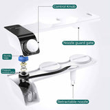 Maxbell Universal Bidet Attachment for Toilet 1/2'' Dual Nozzle Self Cleaning Nozzle