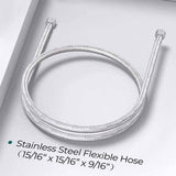 Maxbell Universal Bidet Attachment for Toilet 1/2'' Dual Nozzle Self Cleaning Nozzle