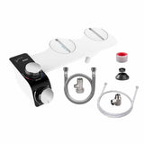Maxbell Universal Bidet Attachment for Toilet 1/2'' Dual Nozzle Self Cleaning Nozzle