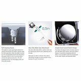 Maxbell Universal Bidet Attachment for Toilet 1/2'' Dual Nozzle Self Cleaning Nozzle
