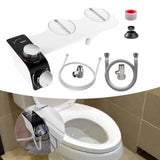 Maxbell Universal Bidet Attachment for Toilet 1/2'' Dual Nozzle Self Cleaning Nozzle