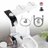 Maxbell Universal Bidet Attachment for Toilet 1/2'' Dual Nozzle Self Cleaning Nozzle