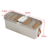 Maxbell Closet Clothes Organizer Drawer Storage Box for Socks Clothing Ties White