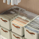 Maxbell Closet Clothes Organizer Drawer Storage Box for Socks Clothing Ties White