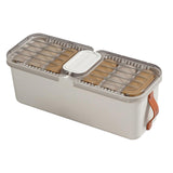 Maxbell Closet Clothes Organizer Drawer Storage Box for Socks Clothing Ties White