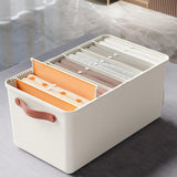 Maxbell Closet Clothes Organizer Drawer Storage Box for Socks Clothing Ties White