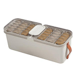 Maxbell Closet Clothes Organizer Drawer Storage Box for Socks Clothing Ties White