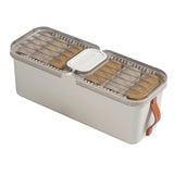 Maxbell Closet Clothes Organizer Drawer Storage Box for Socks Clothing Ties White