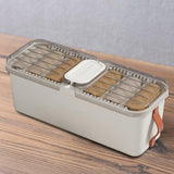 Maxbell Closet Clothes Organizer Drawer Storage Box for Socks Clothing Ties White