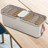 Maxbell Closet Clothes Organizer Drawer Storage Box for Socks Clothing Ties White