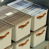 Maxbell Closet Clothes Organizer Drawer Storage Box for Socks Clothing Ties Light Coffee
