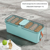 Maxbell Closet Clothes Organizer Drawer Storage Box for Socks Clothing Ties Green