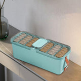 Maxbell Closet Clothes Organizer Drawer Storage Box for Socks Clothing Ties Green
