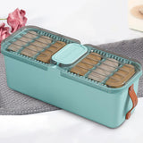 Maxbell Closet Clothes Organizer Drawer Storage Box for Socks Clothing Ties Green