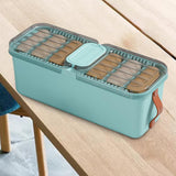 Maxbell Closet Clothes Organizer Drawer Storage Box for Socks Clothing Ties Green
