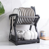 Maxbell Dish Drying Rack Dish filter Multifunctional for Countertop Black