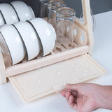Maxbell Dish Drying Rack Dish filter Multifunctional for Countertop Beige