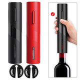 Maxbell Automatic Corkscrew Can Opener with Foil Cutter for Restaurant Kitchen Bar Black